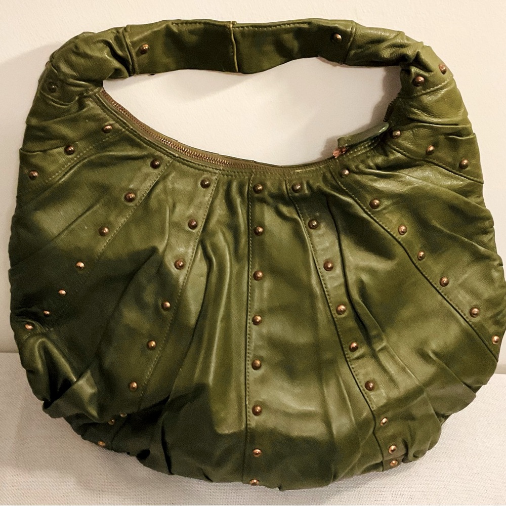 Pea Green Shoulder Bag